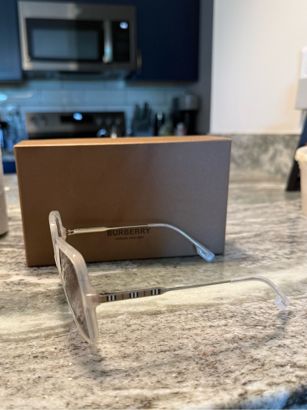 Burberry Sunglasses with Gray Gradient Lenses - Picture 2 of 10